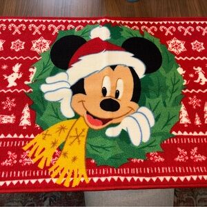 Disney Holiday Mickey Mouse Red and Green Throw